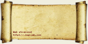 Kristina Đaković vizit kartica